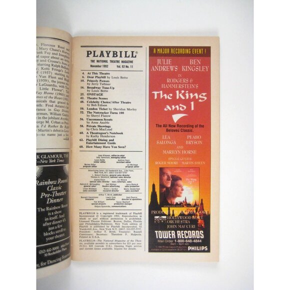 Solitary Confinement Playbill Rupert Holmes Nederlander Theatre Stacy Keach 1992 - Picture 2 of 7